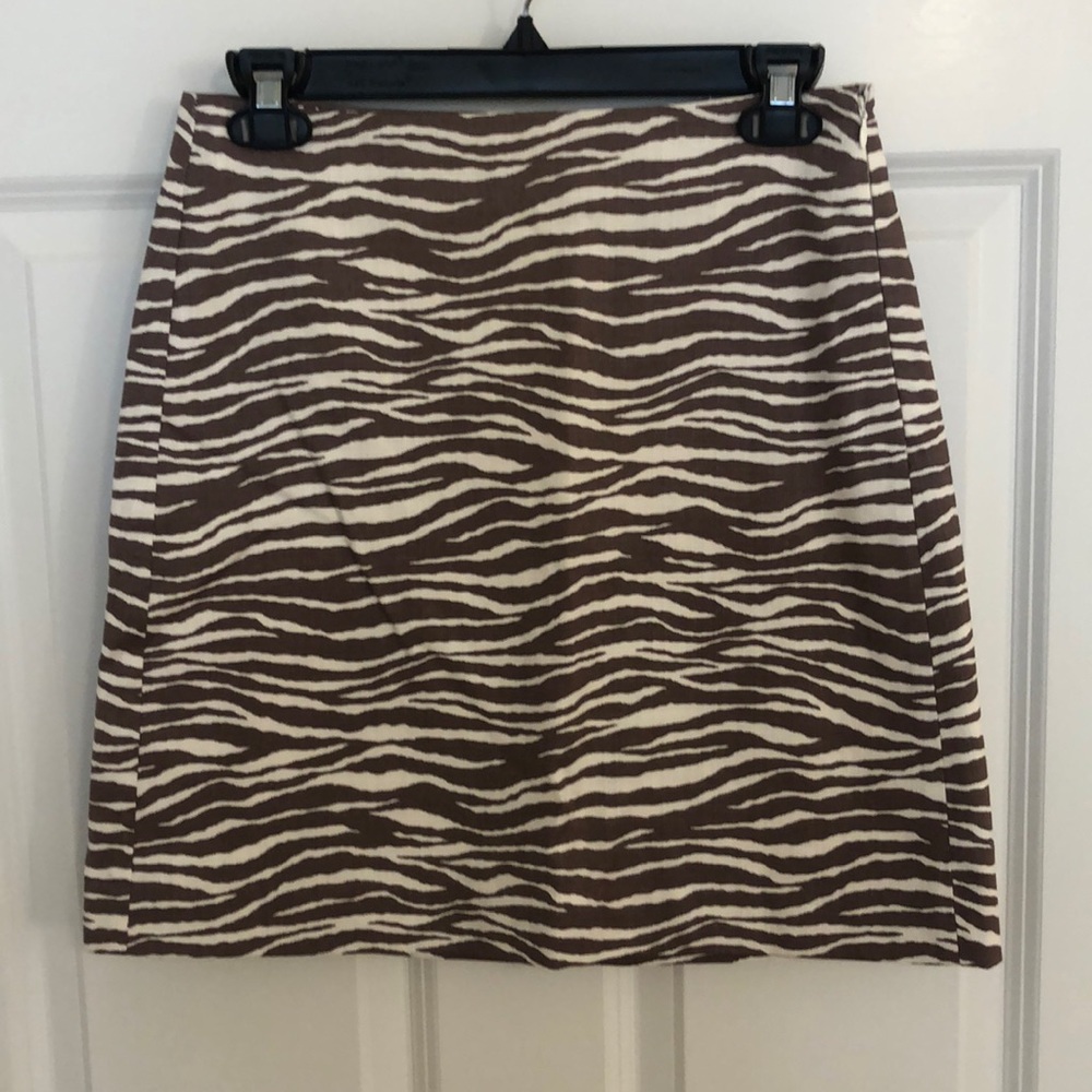 Leopard mini skirt